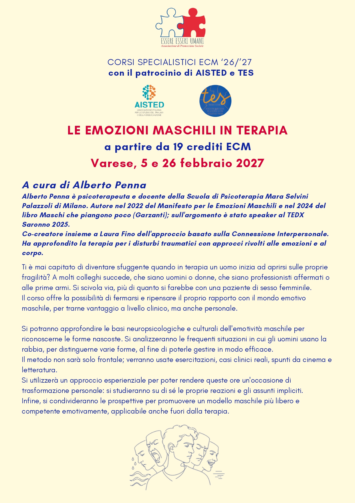 Le emozioni maschili-Penna